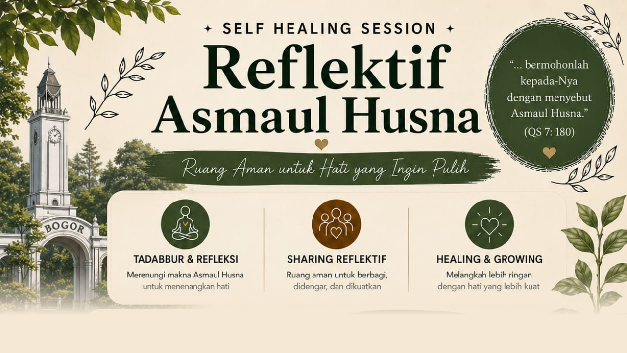 Sesi Self Healing dan Refleksi Asmaul Husna Bersama Chichi Sukardjo M.Psi di Bogor