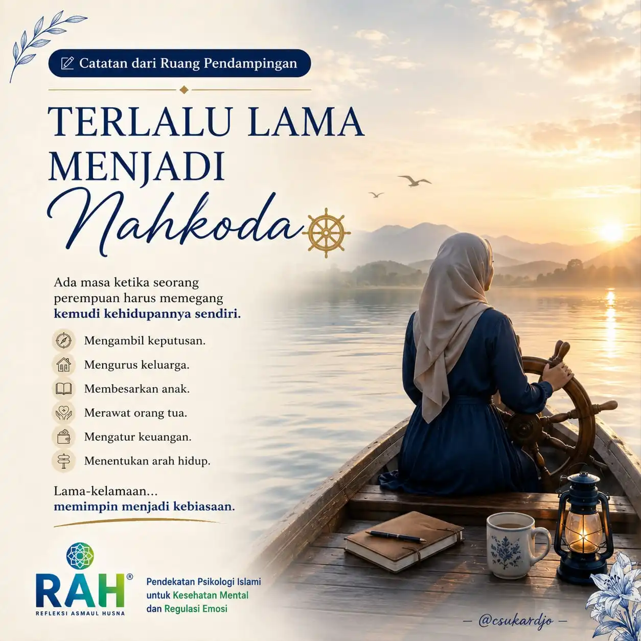 catatan pendampingan - terlalu lama menjadi nahkoda slide 1