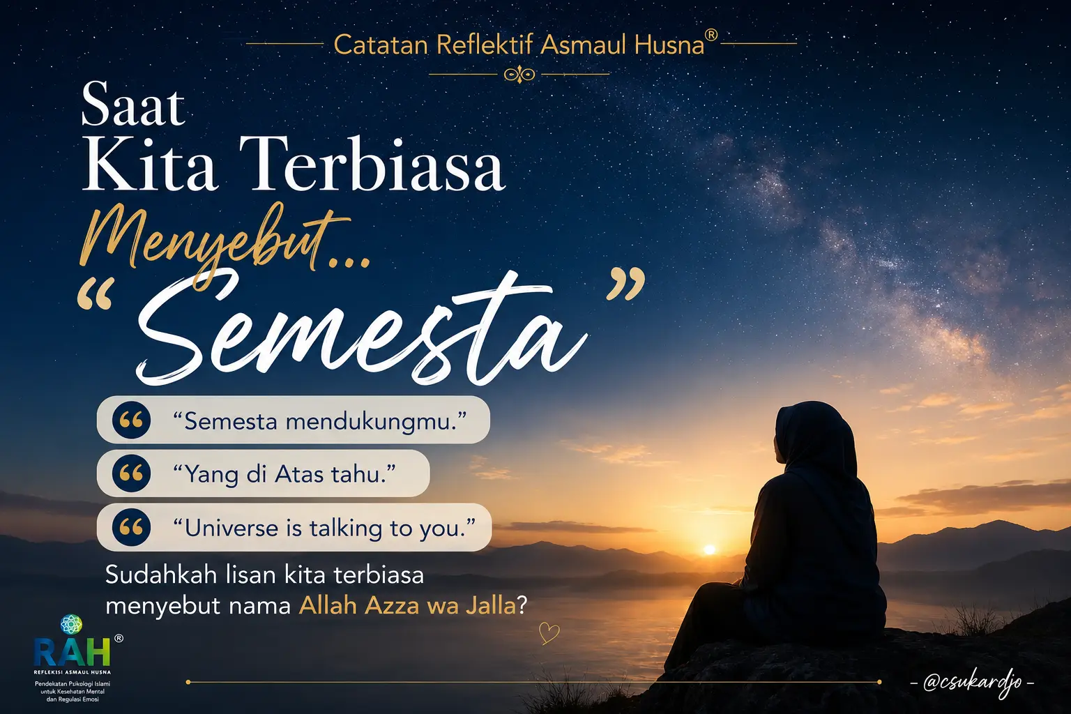 reflektif asmaul husna al-khaliq