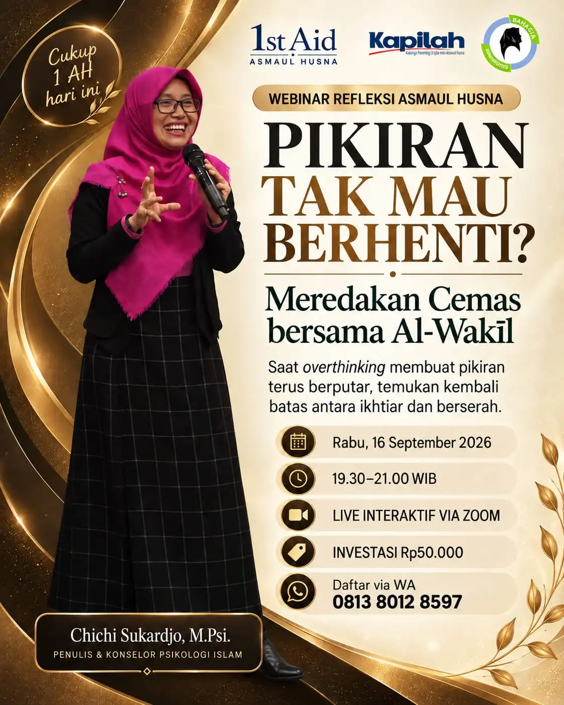 webinar refleksi asmaulhusna 16 september 2026